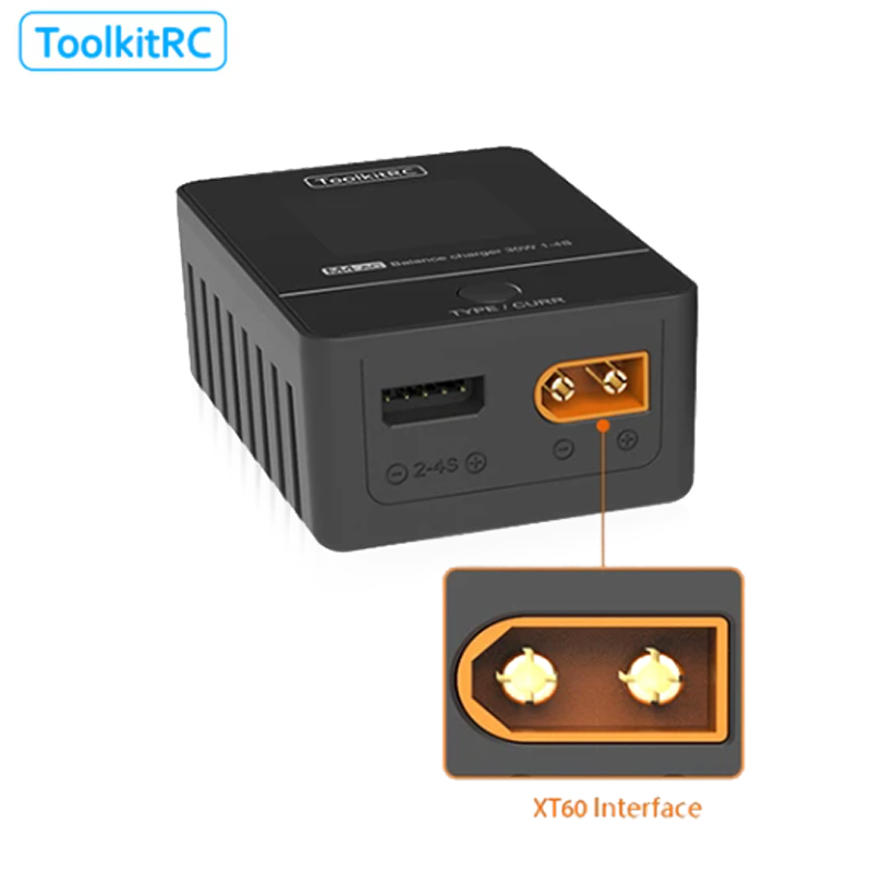 ToolkitRC M4AC 30W LCD Screen  - Drone Racing Charger recensie en prijs