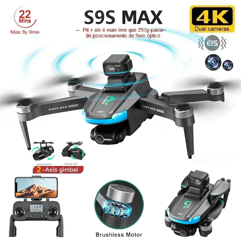 NEW S9S MAX MINI Drone 4K 2-Ax - Drone Racing Camera recensie en prijs
