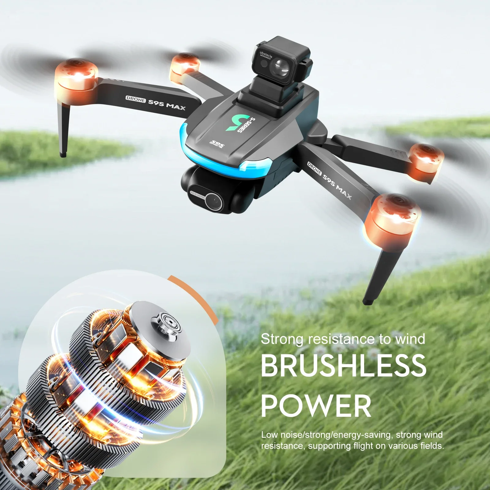 NEW S9S MAX MINI Drone 4K 2-Ax - Drone Racing Camera recensie en prijs