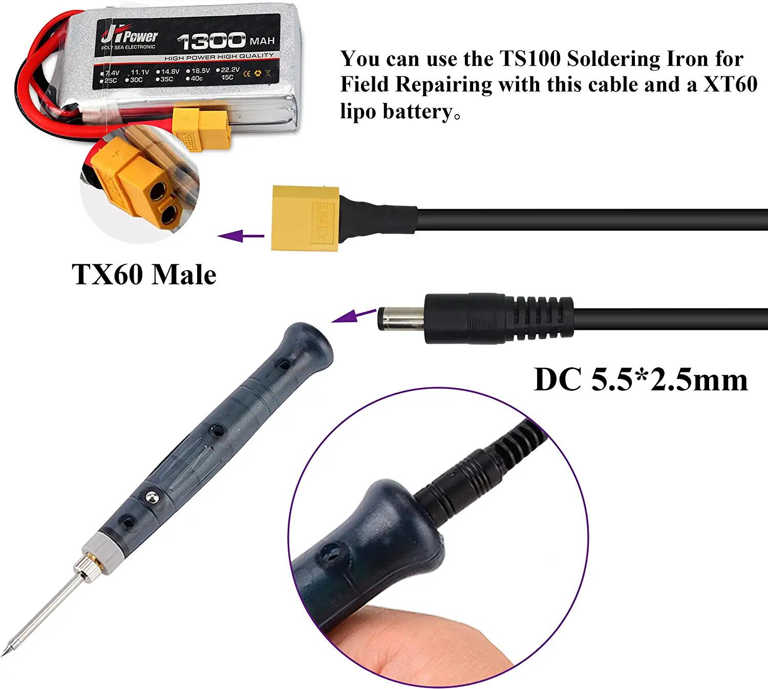 XT60 Adapter Cable XT60 Male t - Drone Racing Gate recensie en prijs