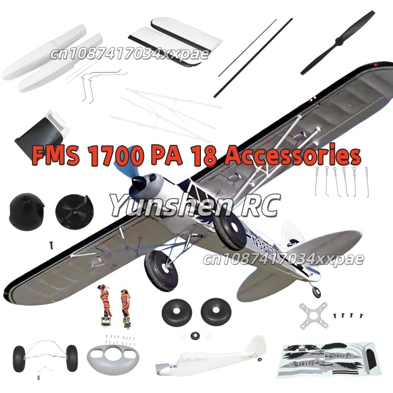 FMS RC Plane Decals For 1700mm - Drone Racing Motor recensie en prijs