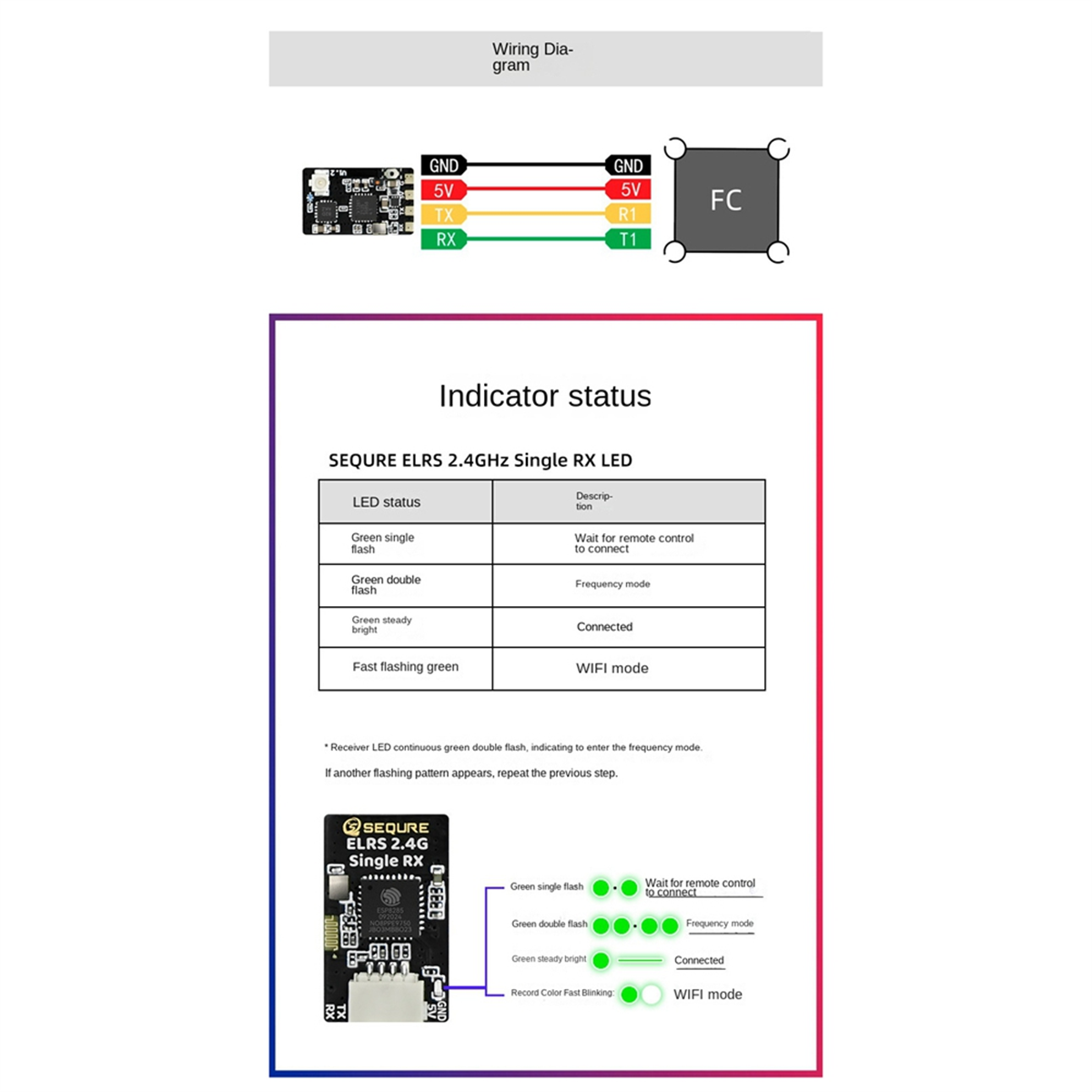 A56G-SEQURE ELRS 2.4GHz Single - Drone Racing Charger recensie en prijs