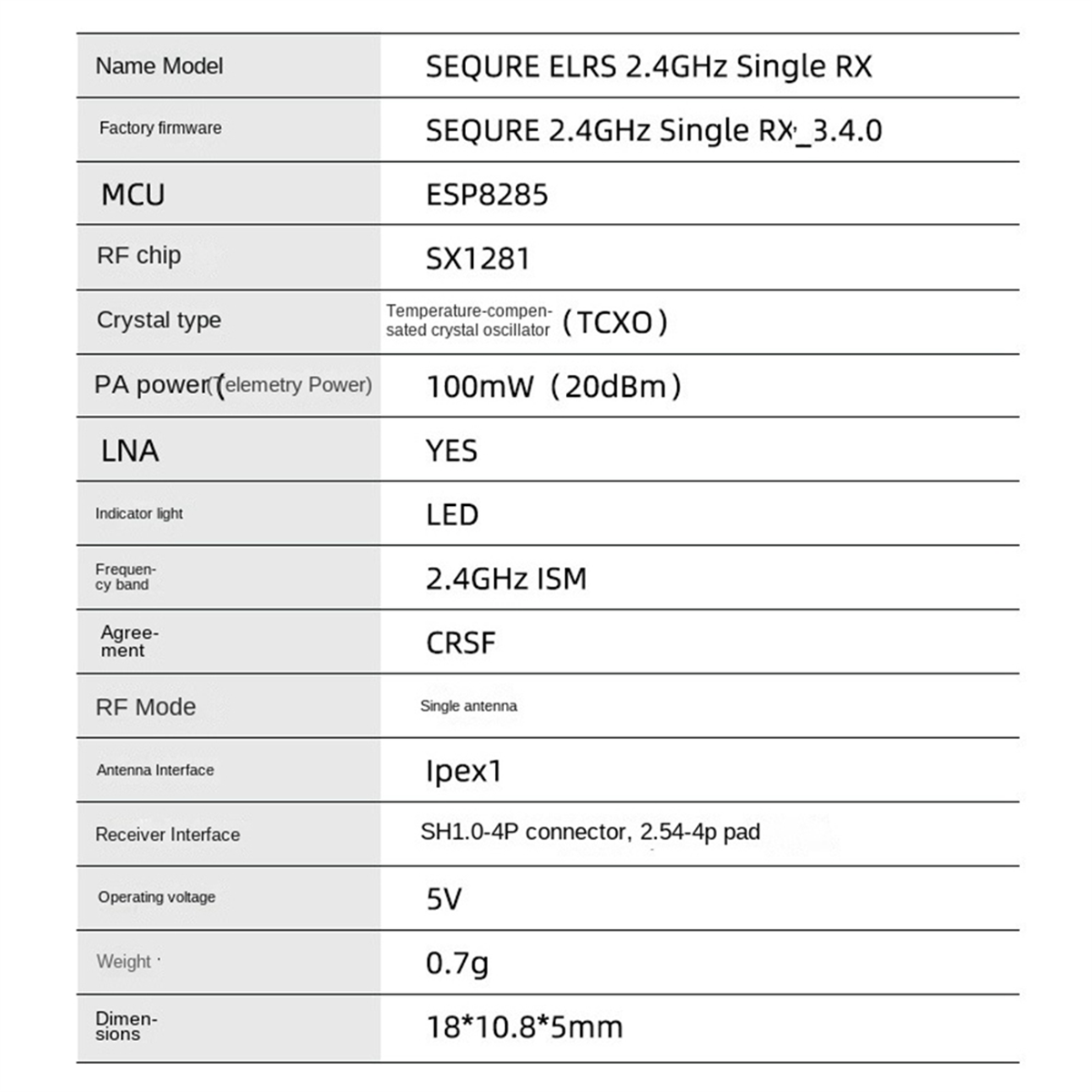 A56G-SEQURE ELRS 2.4GHz Single - Drone Racing Charger recensie en prijs