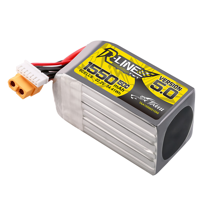 TATTU-R-LINE 5.0 22.2V 1550mAh - Drone Racing Battery recensie en prijs