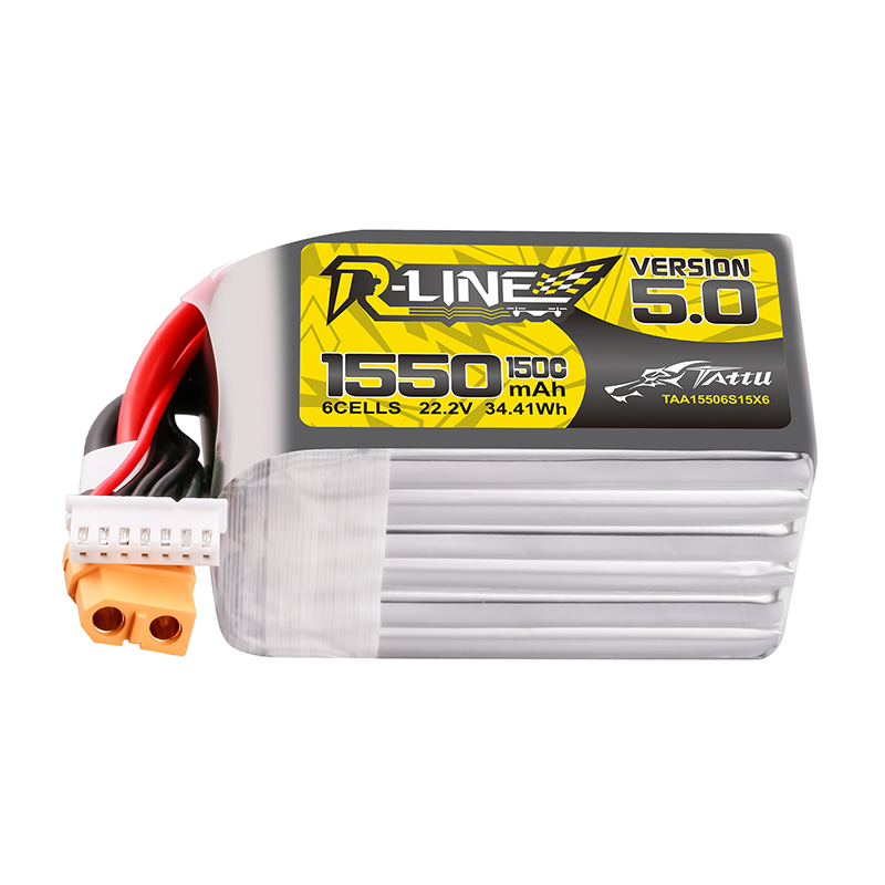 TATTU-R-LINE 5.0 22.2V 1550mAh - Drone Racing Battery recensie en prijs