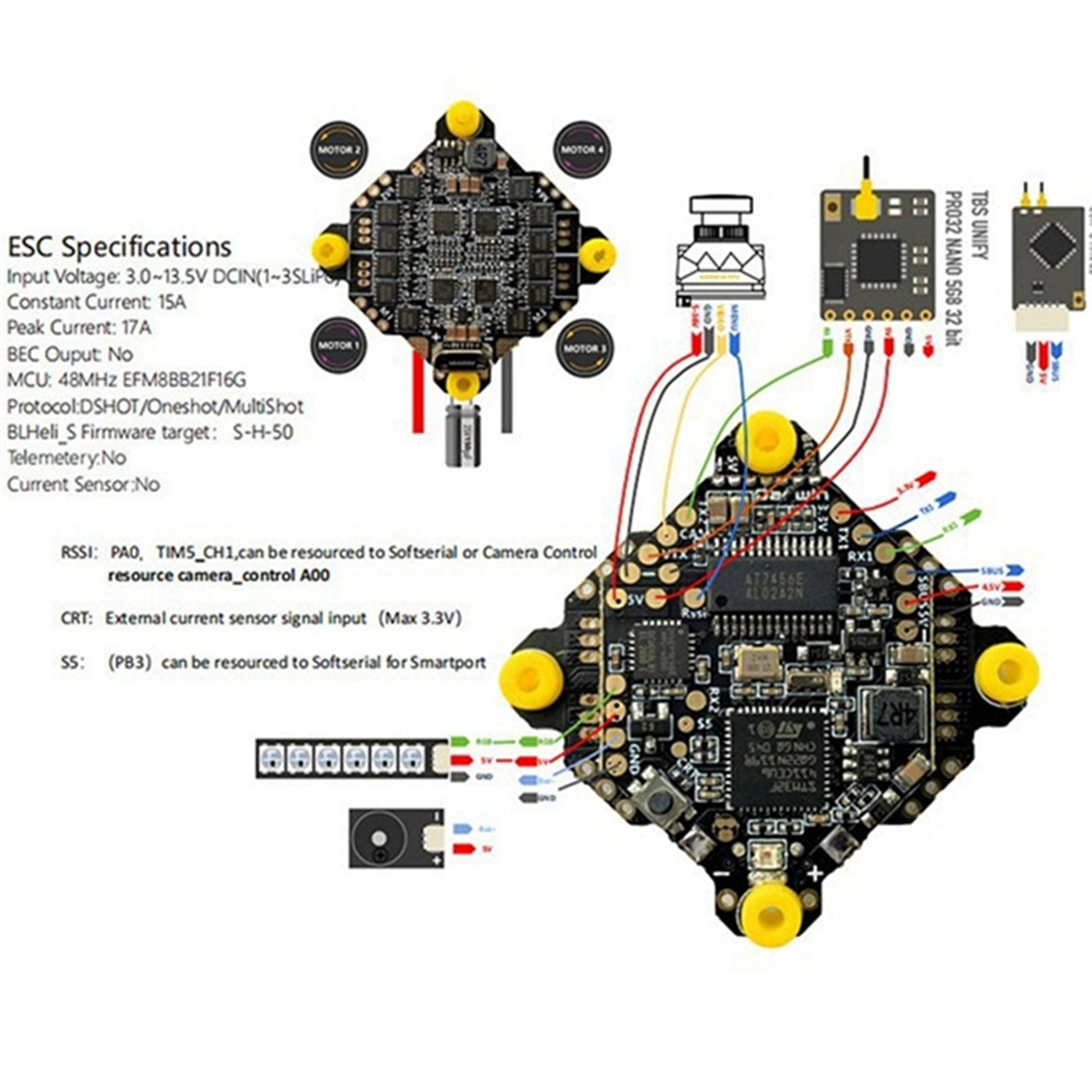 NEW F411 AIO Flight Controller - Drone Racing Charger recensie en prijs