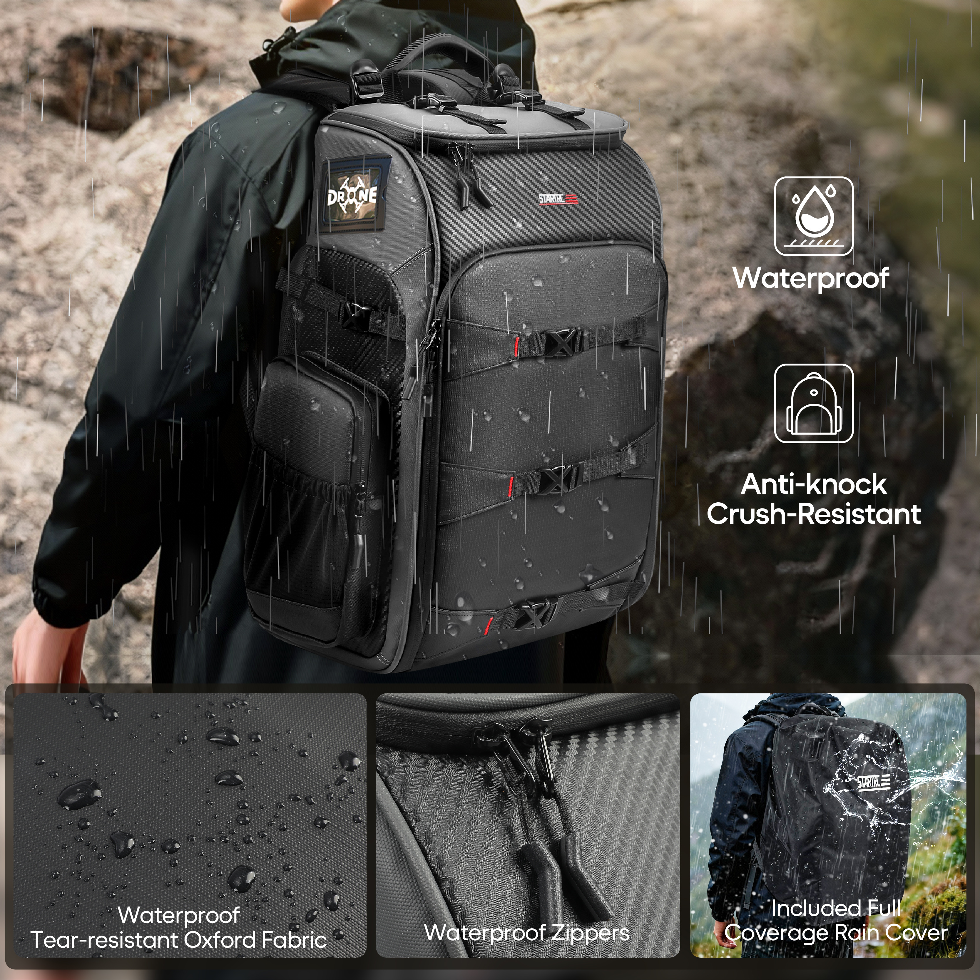 FPV Drone Backpack 40L Profess - Drone Racing Goggles recensie en prijs