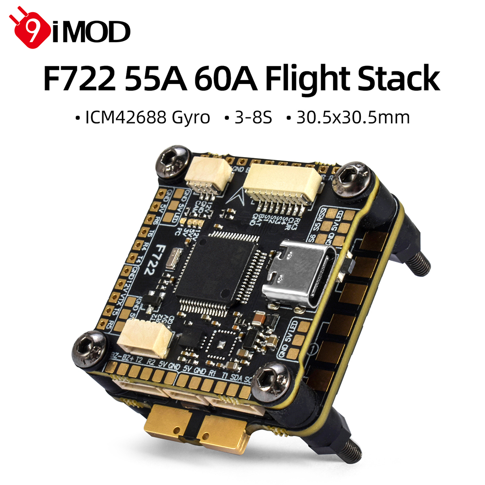 9IMOD F722 Flight Stack F722 F - Drone Racing Flight Controller recensie en prijs