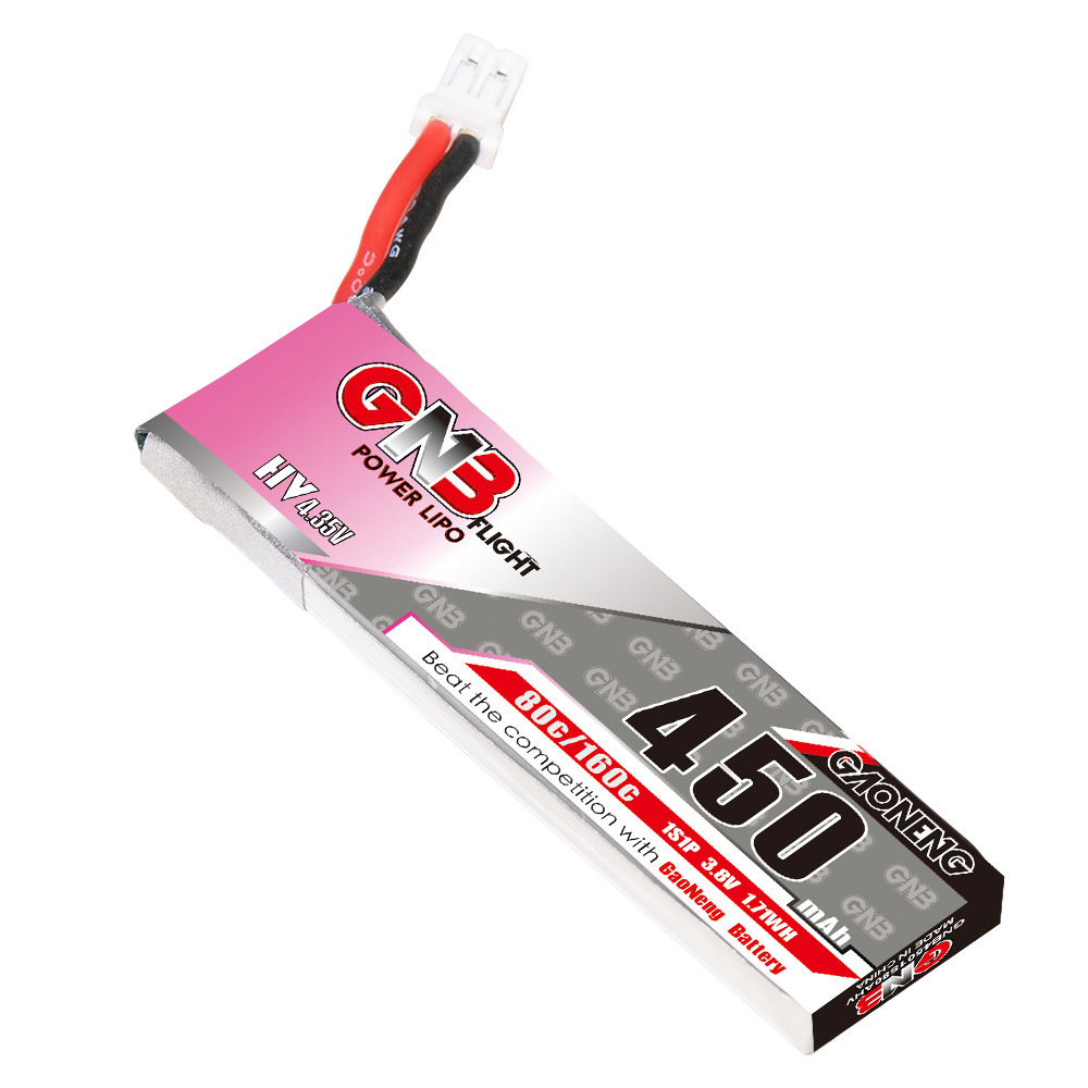 GNB HV 1S 3.8V 450mAh 80C/160C - Drone Racing Battery recensie en prijs