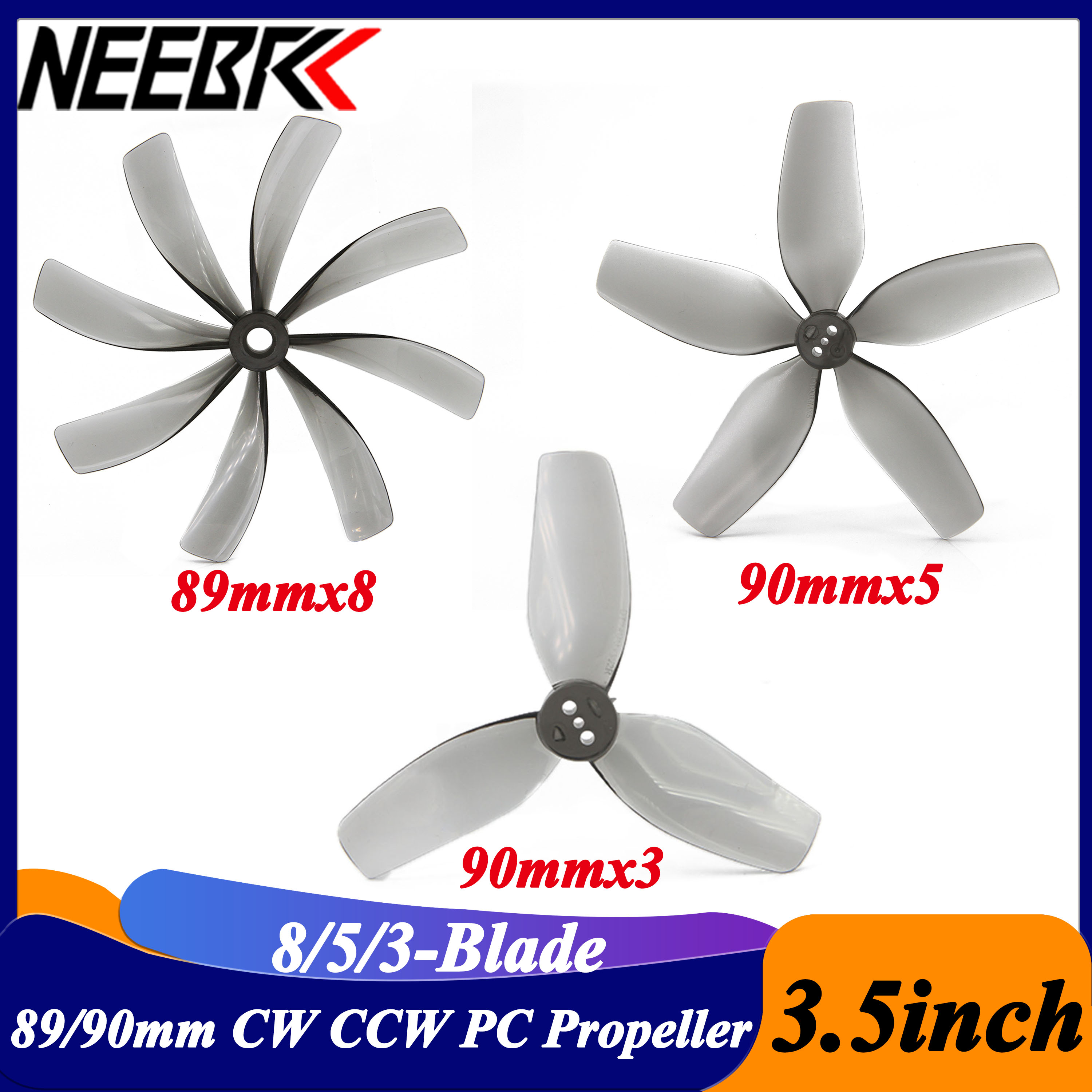 2Pairs 3.5inch 89x8 90x5 90x3  - Drone Racing Motor recensie en prijs