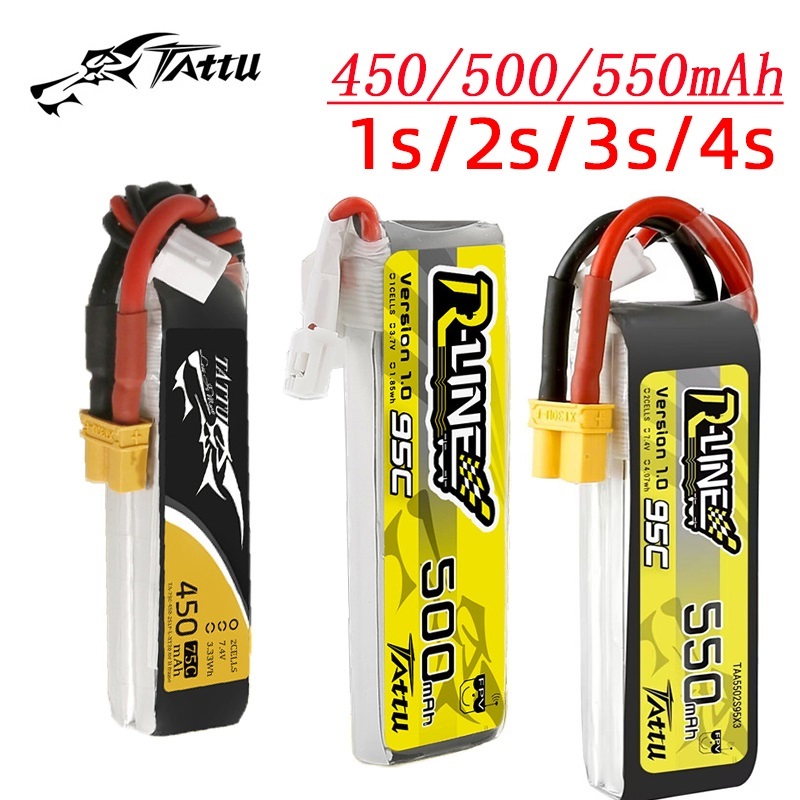 3Pcs NEW TATTU 450/500/550mAh  - Drone Racing Battery recensie en prijs
