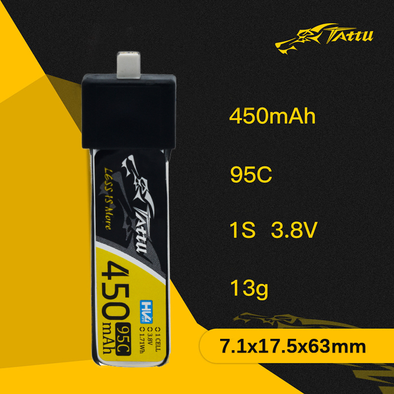 3Pcs NEW TATTU 450/500/550mAh  - Drone Racing Battery recensie en prijs