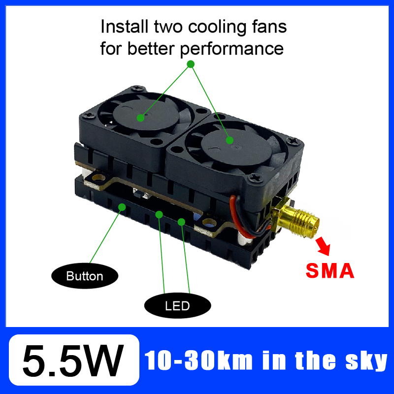 Long Range 5.8GHz 5.5W Video T - Drone Racing Transmitter recensie en prijs