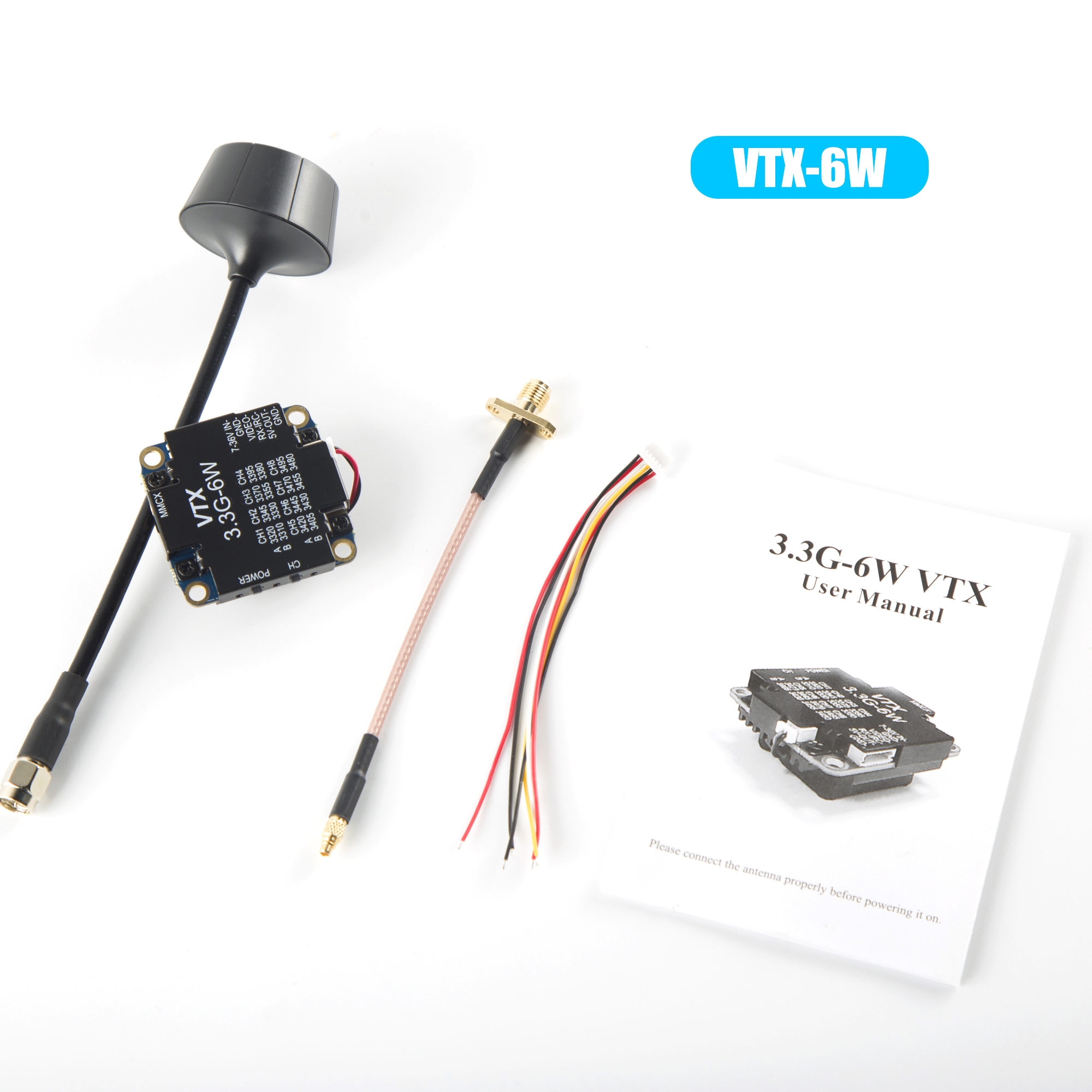 FPV Video Transmitter 3.3G 6W  - Drone Racing Transmitter recensie en prijs